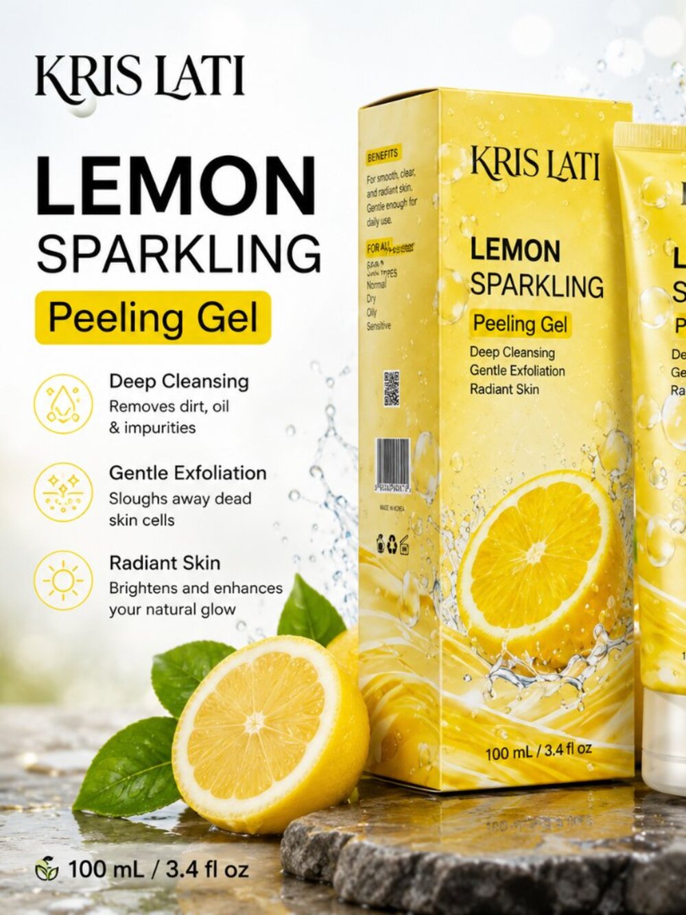 Lemon Sparkling Peeling Gel